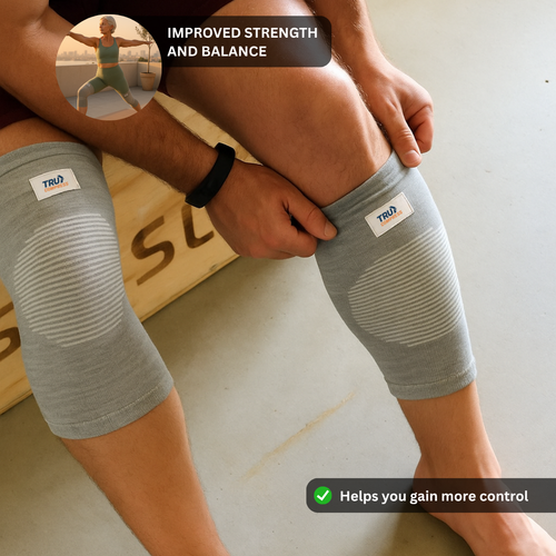 TruRelief Pro – No-Roll Bamboo Knee Sleeve
